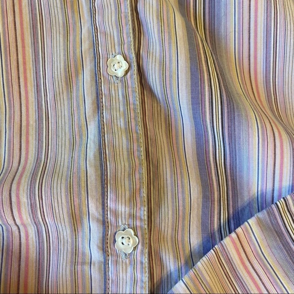 Johnny Cotton Pink & Blue Button Down Shirt - Picture 7 of 12